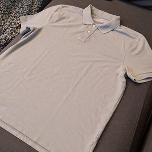 J. Crew Flex Pique Button Polo - Men's Short Sleeved Shirt - Gray - XL